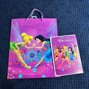 DISNEY FAIRY🧚‍♀️GIFT BAG & CARD💞